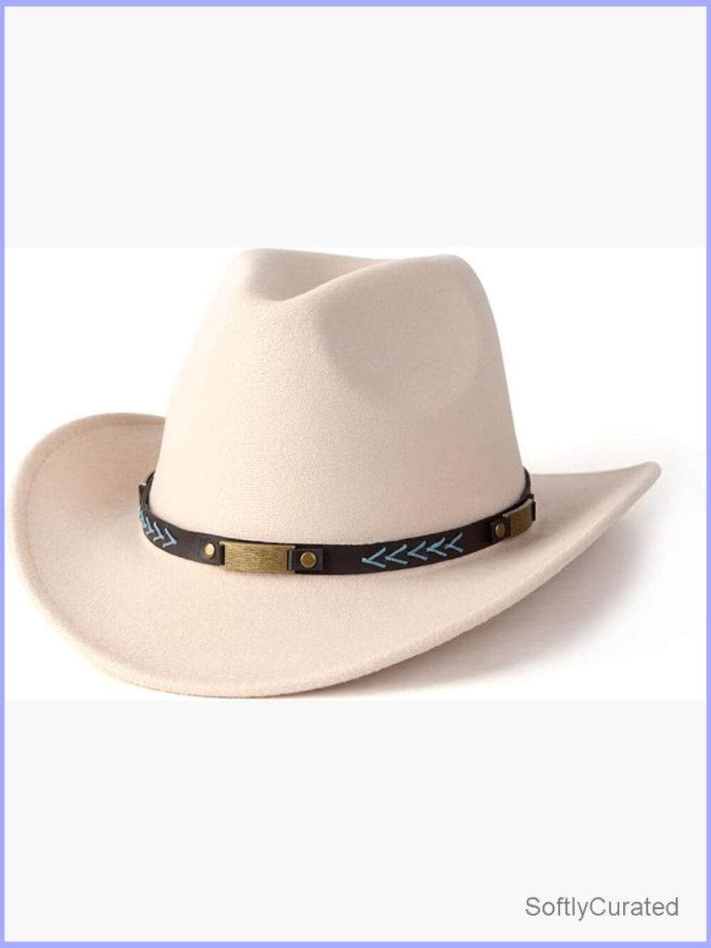 Western Cowboy Hat with Adjustable Strap, Unisex Cowgirl Hat Fits Most